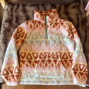 Girls ultra soft fleece top